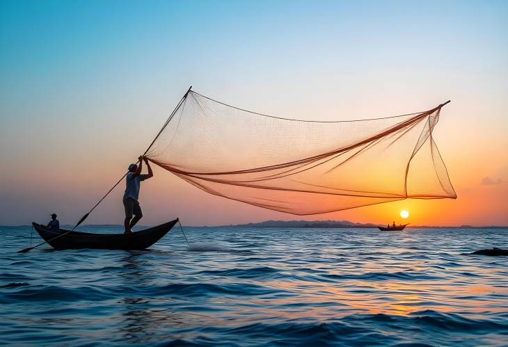 Al Khobar Seaside Fishermans Sunrise Routine